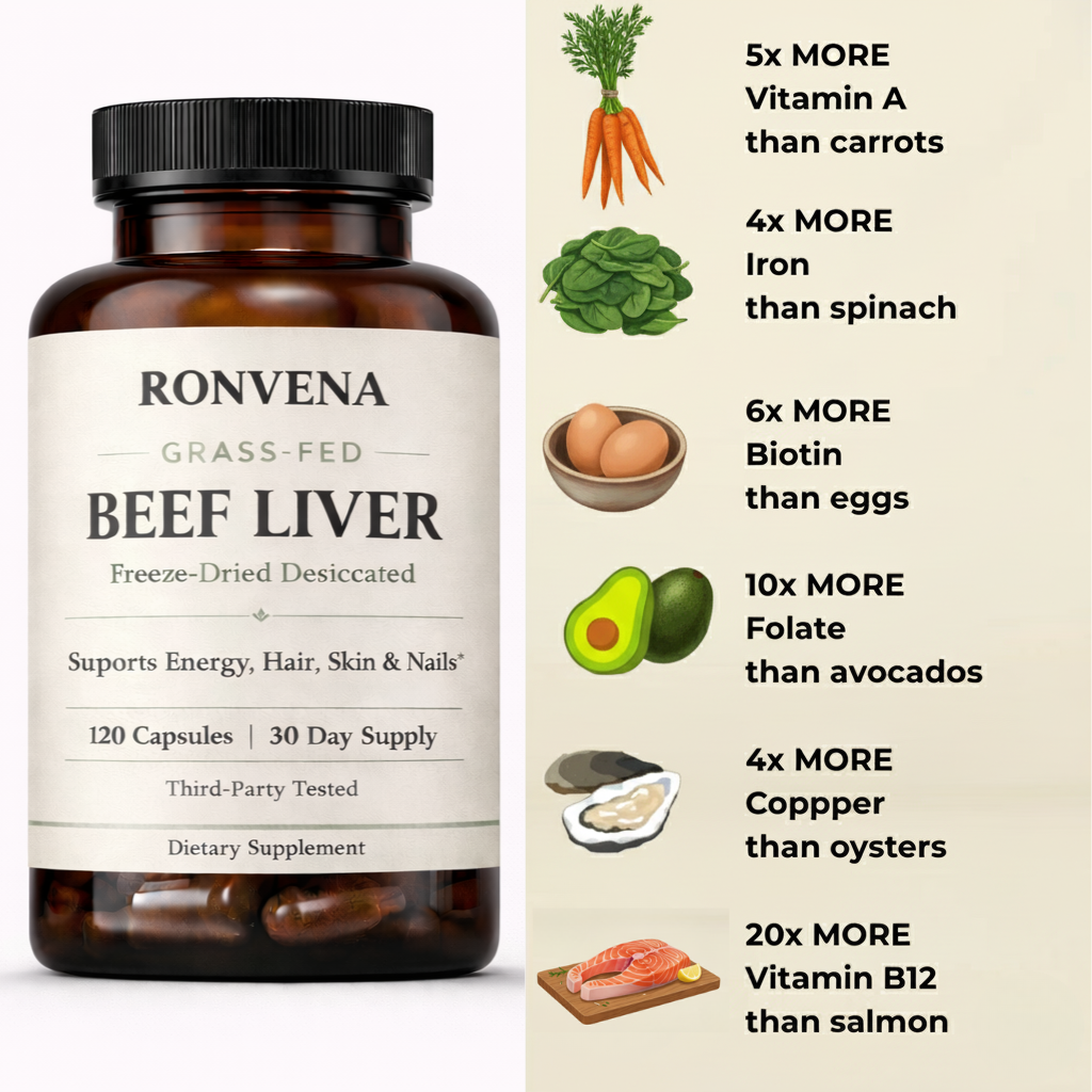 Grass-Fed Beef Liver Capsules
