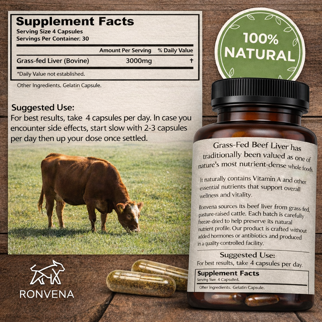 Grass-Fed Beef Liver Capsules