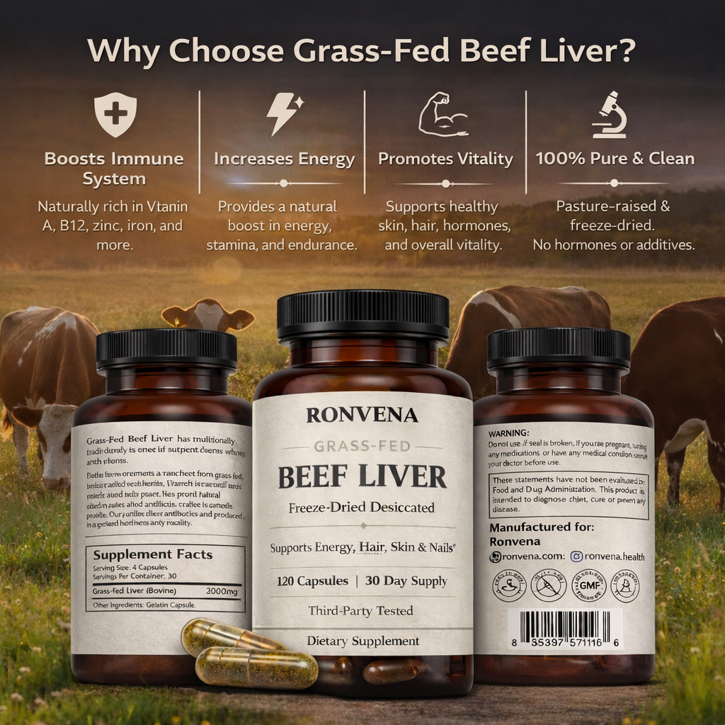 Grass-Fed Beef Liver Capsules